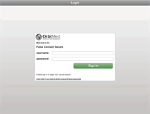 Tablet Screenshot of portal1.orbimed.net